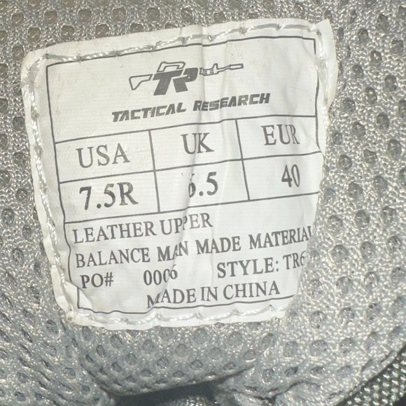 Men's Tactical Research Green Military Composite Toe Boots Never Worn Size 7.5‎ - Picture 5 of 6